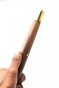 Bâton en bois de Swagger de règle de marche fabriqué à la main avec la conception en laiton bâton de Swagger Steampunk 23 pouces Ronpex de qualité supérieure - Product Image 4