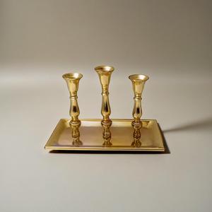 Portavelas de Navidad de Mesa 3 Lite Diseño duradero de metal y aluminio - Product Image 3