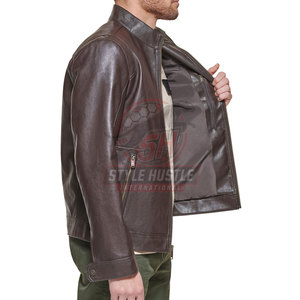 Chaqueta de Invierno para Hombre de Último Diseño a Precio Razonable, Chaqueta de Cuero para Hombre de Primera Calidad, Más Vendida, Hecha en Pakistán - Product Image 5