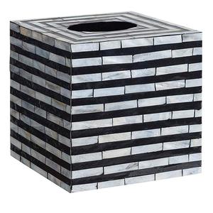 Caja de almacenamiento de papel de nácar de alta calidad con diseño hecho a mano para uso de restaurante de hotel de lujo caja de pañuelos de madera artículo de uso - Product Image 1