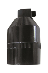 Portalámparas cónico negro con tornillo (F-Bright 1200243-EN) - Product Image 1