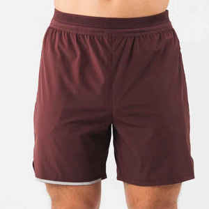 Short léger pour homme style décontracté tissu en coton mélangé respirant ceinture élastique coupe confortable idéal pour un usage quotidien en été - Product Image 1