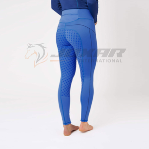 Elegante pantalón ecuestre construido con un diseño delgado a medida, forro de control de humedad, costuras reforzadas y comodidad de conducción - Product Image 3