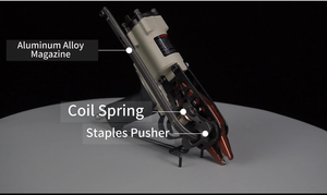 ปืนแหวนหมูนิวเมติกขนาด16เกจ1/2นิ้ว3.0-4.8มม. เส้นผ่าศูนย์กลางการปิดปืนวงแหวน C สำหรับรั้วกรง - Product Image 6