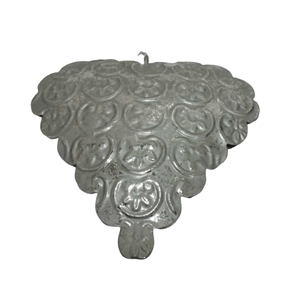 Merveilleux ensemble décoratif de 2 utilisation de feuille d'argent de coeur suspendu en métal pour la maison et la décoration de Noël personnalisée à la main - Product Image 3