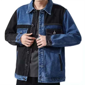 Chaquetas Vaqueras Casuales para Hombre, Logotipo Personalizado, Otoño, Transpirables, Impermeables, Reversibles, Estilo Urbano, Bolsillos con Botones, OEM Pakistán, Hip Hop - Product Image 6