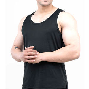 Prix usine hommes 100% coton Muscle Fit sans manches entraînement débardeur Logo personnalisé plaine vêtements de sport vierges - Product Image 1