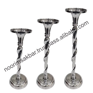 Porte-bougie de table en aluminium moderne de haute qualité 2026, prix raisonnable pour la maison, Noël, les mariages et les bars - Product Image 5