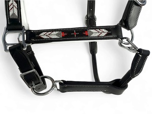 Harnais de cheval en cuir rembourré de style anglais personnalisé, durable, avec logo personnalisé, options de design/couleur de haute qualité pour l'équitation - Product Image 5