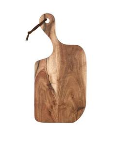 Madera de Acacia orgánica Borde vivo Bloque de carnicero natural Tabla de cortar rectangular Corte Premium - Product Image 2