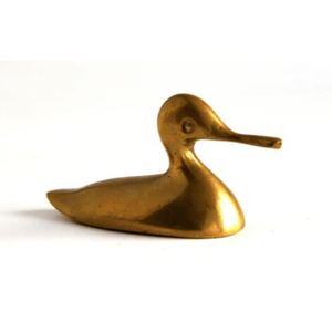 Sculpture de canard en métal de qualité supérieure Figurines d'oiseaux en gros Décor à la maison Sculpture animale Accessoires de table de bureau modernes - Product Image 5