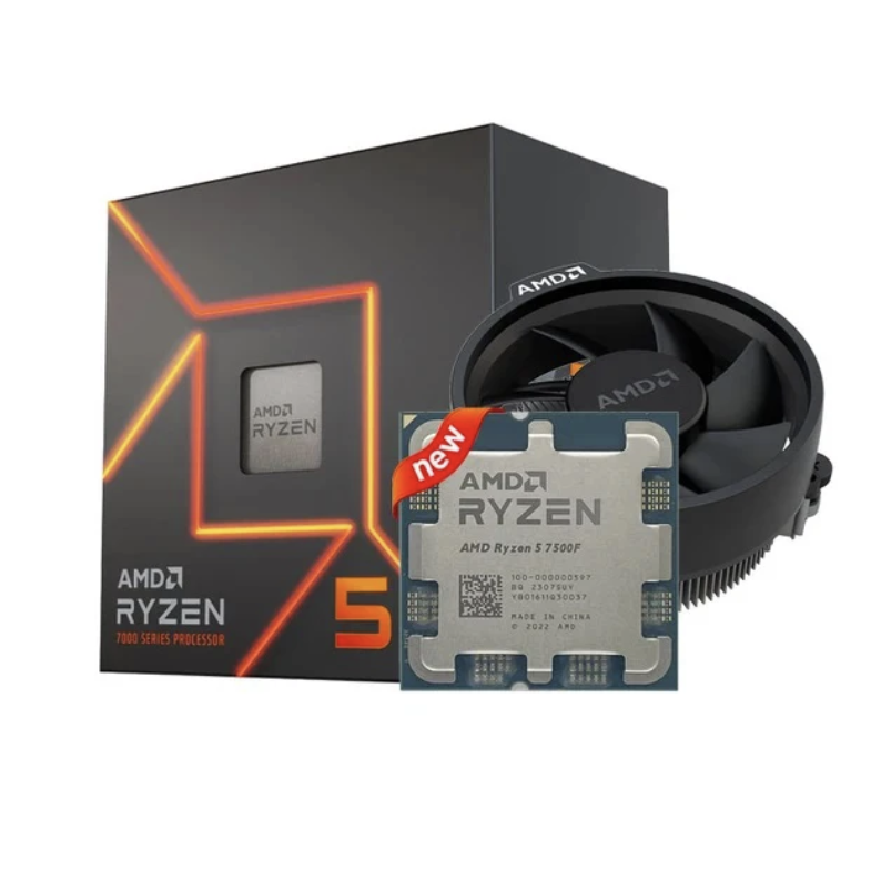 AMD Ryzen 5 7500F CPU 8 Cores 1.5GHz 120W 14nm Processor for