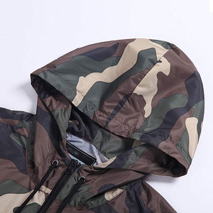 Vestes coupe-vent d'hiver sur mesure à faible MOQ avec col montant et logo frontal, haute qualité, respirantes et écologiques - Product Image 2