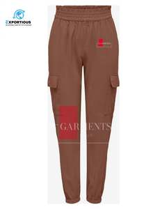 OEM ODM Mens Cargo Jogger Pants | Custom Logo <b>Elastic</b> <b>Waist</b> Casual <b>Trousers</b> | 100% Cotton Waterproof Breathable Winter - Product Image 4