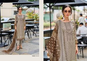 Estampado de algodón puro con bordado exclusivo con mal dupatta - Product Image 4