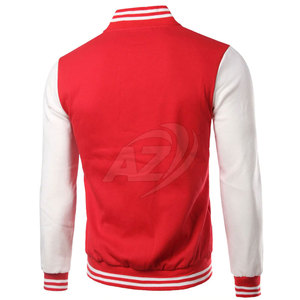 Vente en gros de grande taille pour hommes 100% laine Letterman veste avec col montant séchage rapide et respirant hiver utilisation extérieure à vendre - Product Image 2