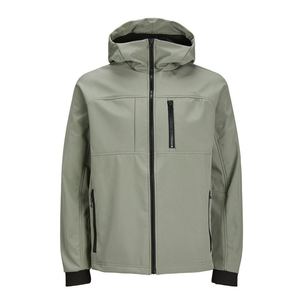 Veste Softshell pour homme 2025 Imperméable à l'eau à capuche Longue et fine Manteau d'hiver Respirant Coupe-vent Grande taille OEM - Product Image 4