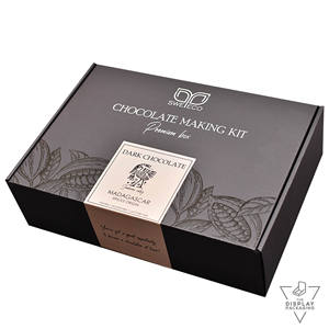 Caja de correo de lujo personalizada para el cuidado de la piel de chocolate oscuro con logotipo de marca Servicios de impresión en color Premium para embalaje Premium - Product Image 2