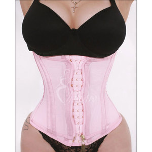 Cómoda Faja Colombiana Moldeadora de Cintura Reloj de Arena Rosa de Cuerpo Completo Cinturón Entrenador de Cintura Alta - Product Image 5