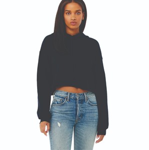 Tela de punto de alta calidad hecha a medida, a prueba de viento, anticontracción, hombros caídos, Sudadera con capucha básica, mezcla de algodón para otoño frontal - Product Image 2