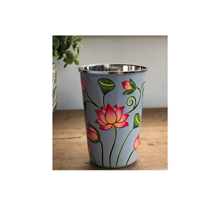 ลวดลายดอกบัวเคลือบเหล็กสแตนเลสใช้สำหรับวางบนโต๊ะ - Product Image 1