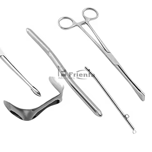 Juego de instrumentos ginecológicos de diseño de última llegada Juego de instrumentos médicos ginecológicos manuales aprobados por ISO CE - Product Image 3