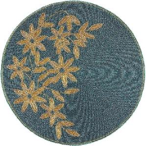 Direct Factory Wholesale Grey <b>large</b> Round Shaped Bead <b>Placemat</b> home Essential Dining Table Decorative Mat Kitchen Ware Product m - Product Image 6