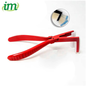 Alicates de acero hechos a medida de alta calidad, multifunción, superficie plana, pelo Flexible, antideslizante, cinta eficiente, Color rojo - Product Image 4