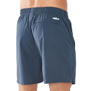 Short de gymnastique à compression personnalisé pour hommes 100% coton Sportswear imprimé noir course à pied sueur entraînement Fitness Sports athlétiques - Product Image 3