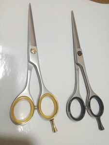 Tijeras japonesas de corte de pelo profesional de 6 ", juego de tijeras de peluquero de adelgazamiento con logotipo privado con maquinilla de afeitar en Pakistán - Product Image 2