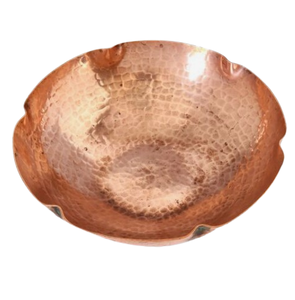 Cuencos de cobre sólido para servir frutas y dulces, vajilla de estilo antiguo, cuencos de comida de restaurante de Metal pulido de cobre - Product Image 6