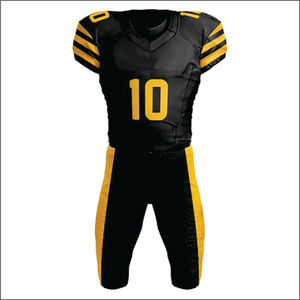 Ensemble d'uniformes de football américain unisexe personnalisés OEM maillots et shorts sublimés respirants de haute qualité avec logo de l'équipe pour adultes - Product Image 1