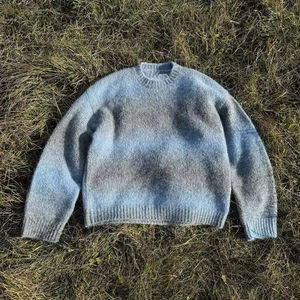 Pulls en laine tricotés, fabrication directe, OEM, vente en gros, sur mesure, pull pour homme, devant chaud, confortable, vêtements de mode d'hiver - Product Image 2