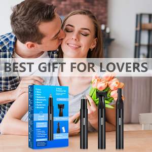 Tondeuse Professionnelle Tout-en-un pour Nez et Oreilles, Lames à Double Tranchant, Électrique Portable USB pour Usage Domestique et Automobile, en Plastique - Product Image 3