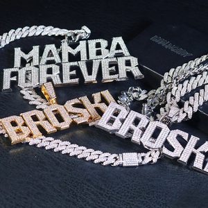 925 argent Sterling Unique Hip Hop VVS Moissanite diamant pendentif entièrement glacé VVS clarté bijoux fins pour fête pendentifs breloques - Product Image 6