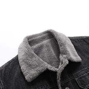 Dernières tendances en matière de vestes et de manteaux, couleurs, veste en jean pour homme, denim, grande taille, col rabattu uni, veste pour homme - Product Image 5