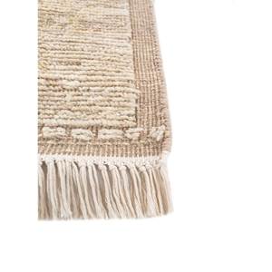 Alfombras Afganas de Lana Tejidas a Mano de Color Sólido Clásico Manifest Gold Re-1477 para Uso Doméstico - para Sala de Estar, Pasillo, Viscosa para Adolescentes - Product Image 4