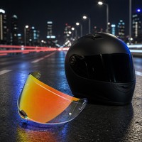 Visière de remplacement pour casque intégral Night City, compatible avec LS2 FF811
