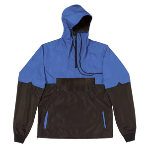 Custom Mens Color Block Patchwork <b>Windbreaker</b> Polyester Nylon Tracksuit Mens Track Zip up Jacket and Shorts Set - Product Image 6