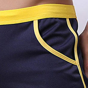 Pantalones cortos de malla con logotipo personalizado 2025, pantalones cortos de tela de poliéster para hombre, pantalones cortos ligeros para Fitness 220 GSM, pantalones cortos de gimnasio para hombre - Product Image 3