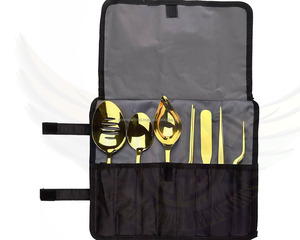 แหนบเคลือบโลหะสีดำด้าน8นิ้ว20ซม. คีบทำอาหารแบบตรงสำหรับเตรียมอาหารในครัว - Product Image 2