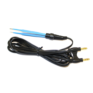 Pinzas bipolares reutilizables europeas de acero inoxidable Adson Jeweler con herramientas de cable con cable - Product Image 1