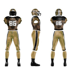 Fabricant d'uniformes de football américain personnalisés de taille plus respirants pour enfants au Pakistan - Product Image 3