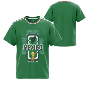Maglia da Calcio Unisex 2026 WC Messico per Tifosi, T-shirt con Grafica Aquila Verde, Regalo Perfetto - Product Image 2