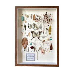 Marco de Fotos A4 de 6*8 Pulgadas con Sombra Profunda de 3 cm, para Montar en la Pared o de Sobremesa, Regalo de Cumpleaños Hecho a Mano, Marco 3D con Adorno de Mariposa - Product Image 1