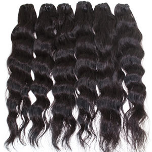 Nuestros mechones de cabello indio natural ondulado ofrecen un volumen lujoso, calidad duradera y textura natural para una belleza diaria impresionante - Product Image 6