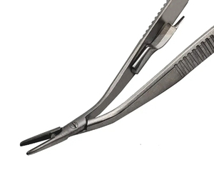 SOPORTE DE AGUJA CASTROVIEJO 5,5 PULGADAS 60, EN ÁNGULO CON INSERTOS DE CARBURO DE TUNGSTENO Instrumentos de acero inoxidable - Product Image 5