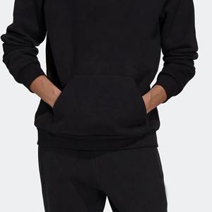 Jersey de gran tamaño de lana negra para hombre de alta calidad Sudadera con capucha 100% algodón mezclado de manga larga talla grande Jersey de invierno personalizable - Product Image 4