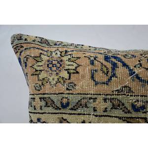 Premium Beige Paisley Patchwork Laine Oreiller 32x32 Pouces Coussin Décoratif Tissé Vintage Carré Portable Literie Canapé De Noël - Product Image 2