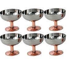 Bol à glace décoratif en acier et dessus de Table produit cadeau de mariage et artisanat forme ronde et utilisation à la main pour la vente - Product Image 5